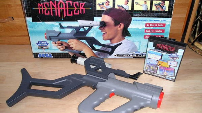 A pistola Menacer n?o recebeu muitos jogos no Mega Drive (Foto: 3DJuegos) (Foto: A pistola Menacer n?o recebeu muitos jogos no Mega Drive (Foto: 3DJuegos))