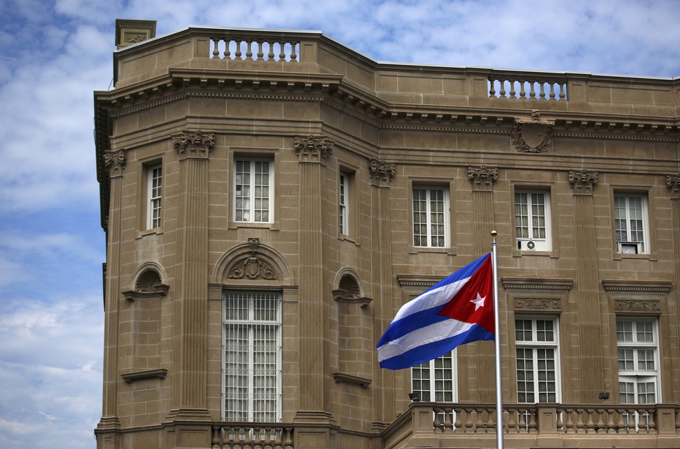 Embaixada de Cuba em Washington DC, em foto de 20 de julho de 2015  (Foto: Carlos Barria/ Reuters)