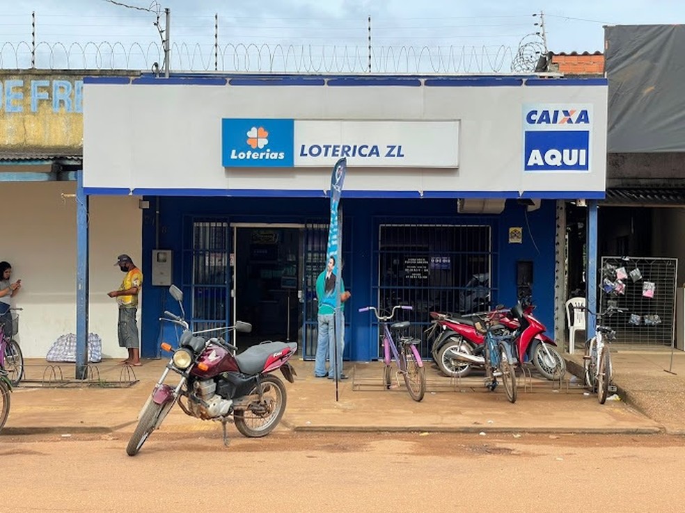 Lotérica ZL no bairro Ronaldo Aragão, em Porto Velho — Foto: Reprodução