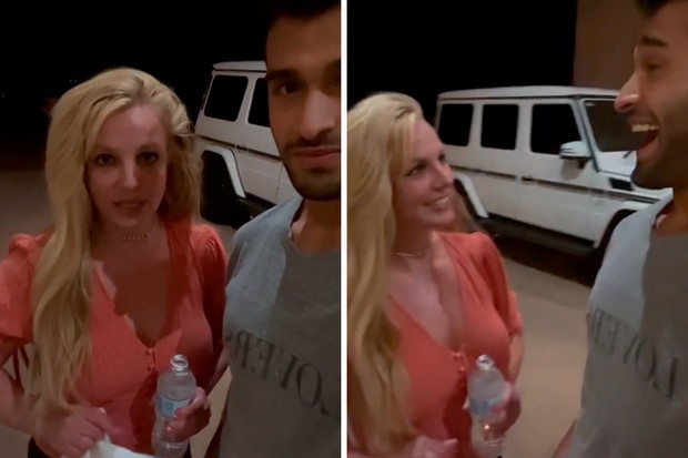 Britney Spears e o namorado (Foto: Reprodução/ Instagram)