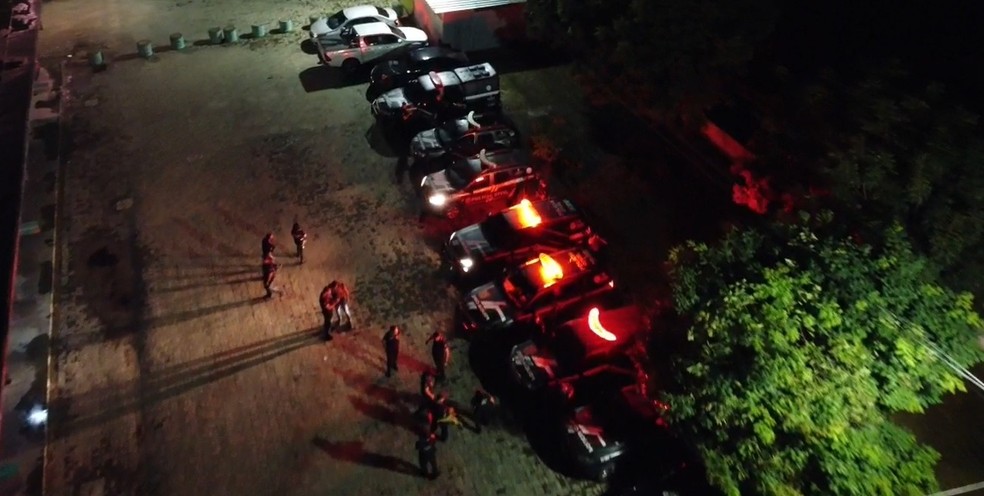 Dez são presos em operação da Polícia Civil contra facção que atua no Sul do Ceará — Foto: SSPDS/Divulgação
