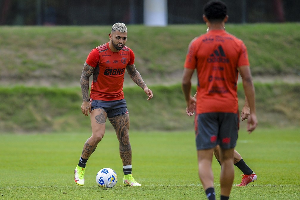 Gabigol Flamengo — Foto: Marcelo Cortes / Flamengo