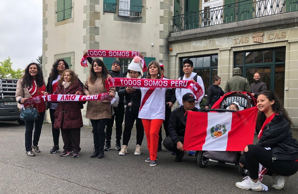 Audiência Guerrero Suíça (Foto: Helena Rebello/GloboEsporte.com)