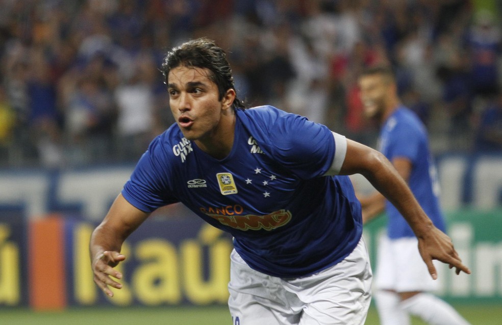 Marcelo Moreno atuou pelo Cruzeiro, pela última vez, em 2014, sendo campeão brasileiro  — Foto: Gualter Naves/Light Press