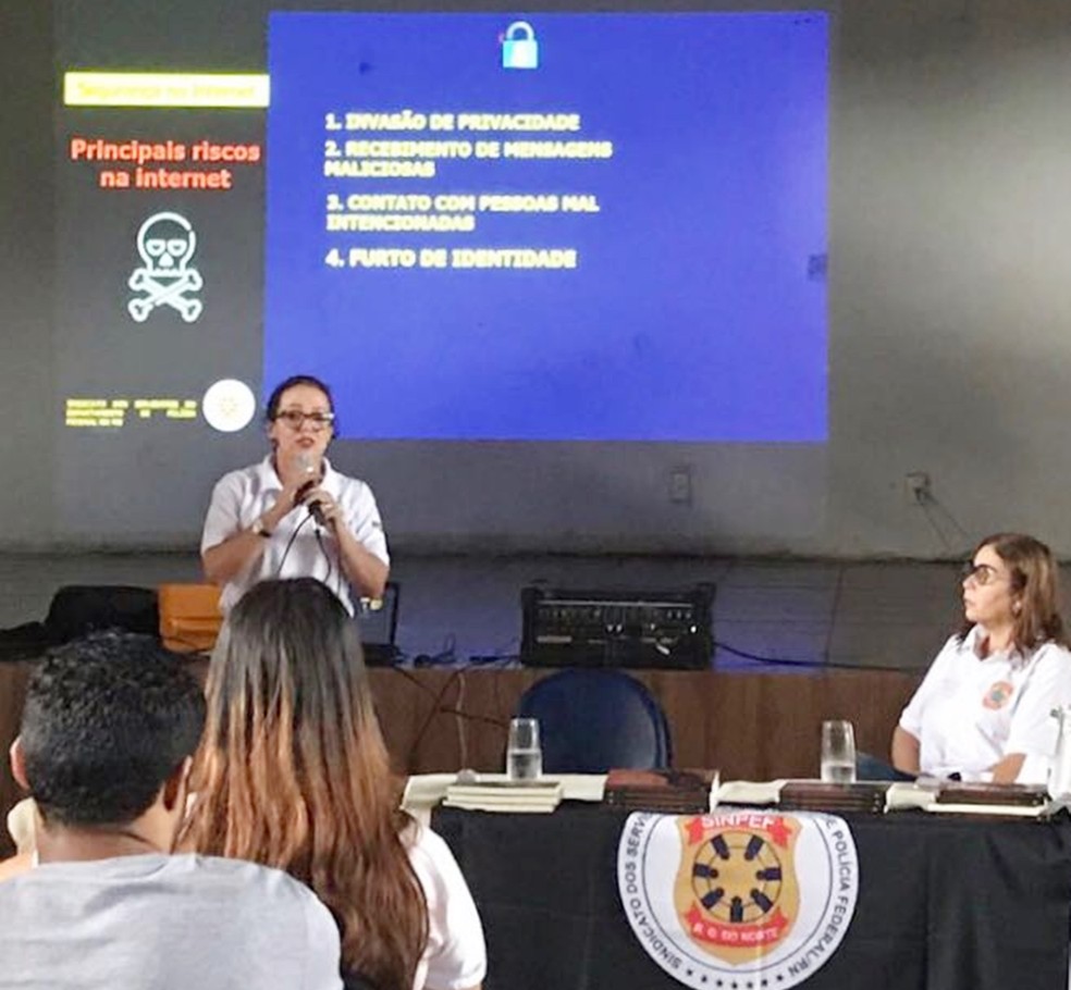 Os perigos da internet é um dos temas abordados pelo projeto (Foto: Sinpef-RN/Divulgação )