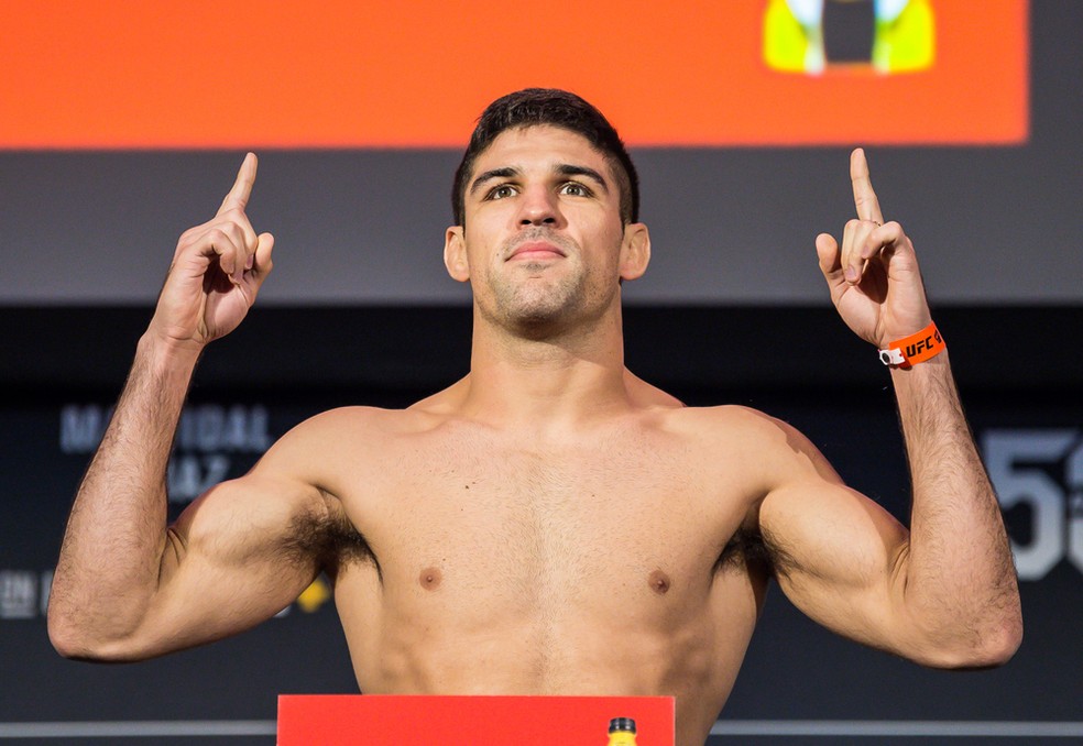 Vicente Luque encabeça a lista de brasileiros no UFC Portland — Foto: Jason Silva