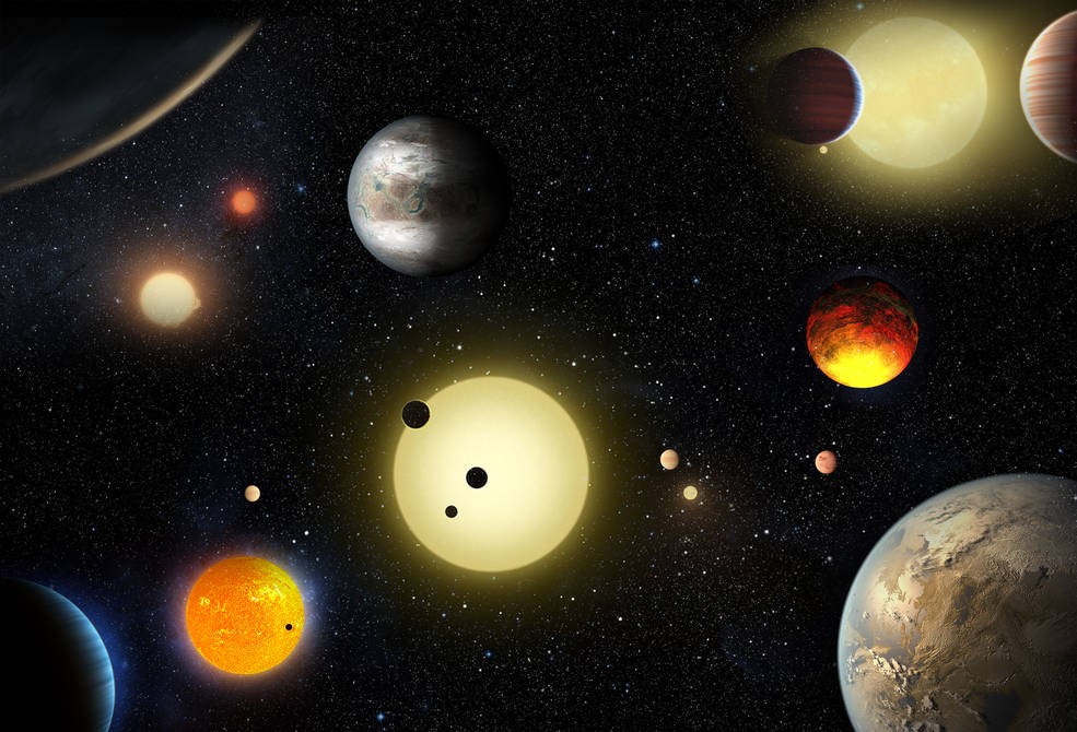 Planetas descobertos pelo Kepler (Foto: NASA)