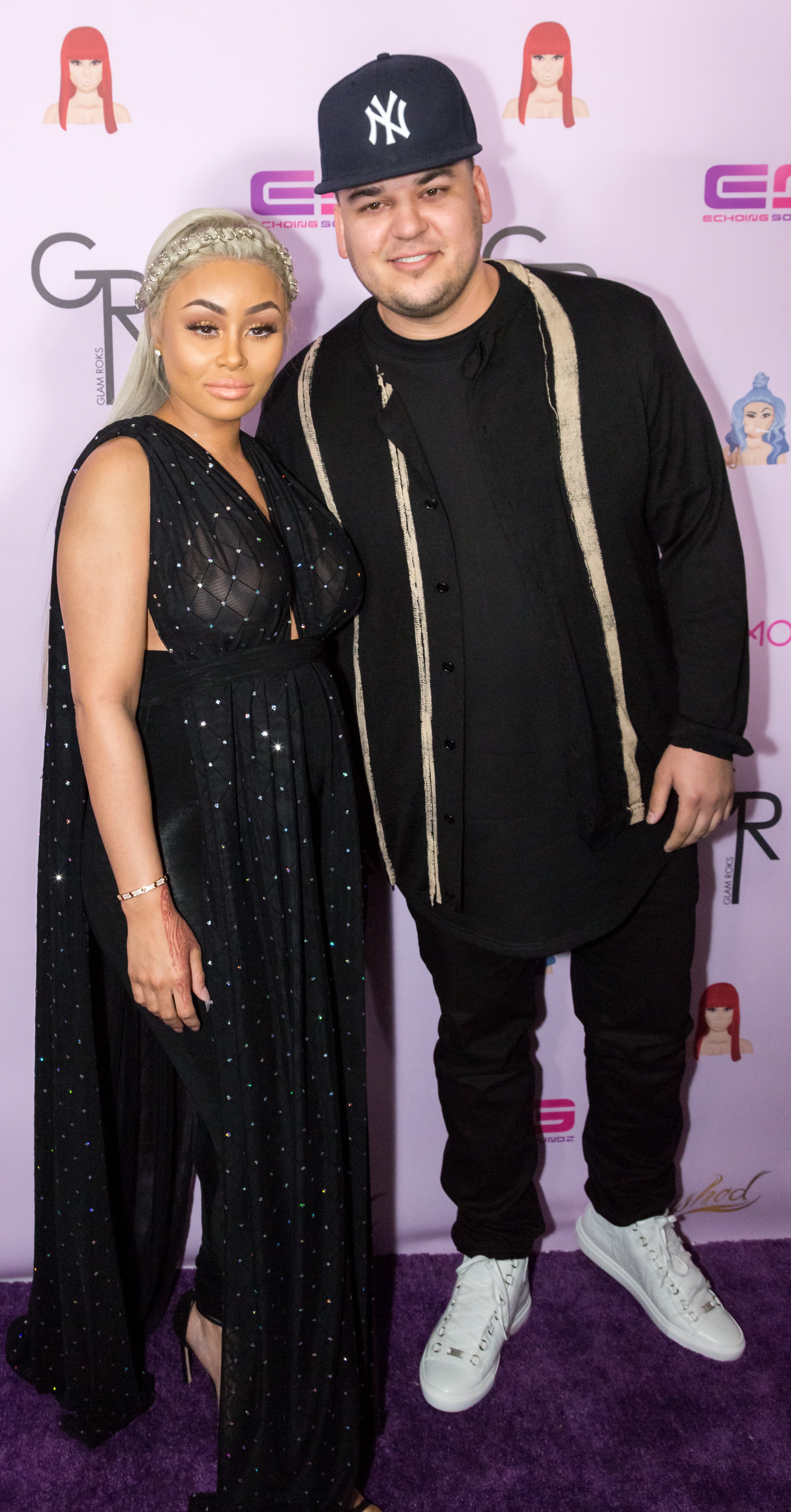 Blac Chyna e Rob Kardashian esperam seu primeiro filho (Foto: Getty Images)