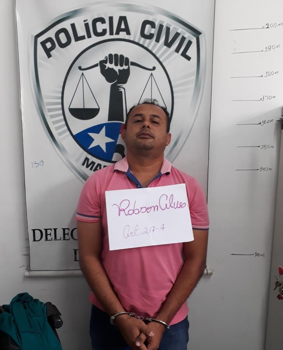 Robson de Sousa Alves foi preso por violência sexual no Maranhão — Foto: Divulgação / Polícia Civil