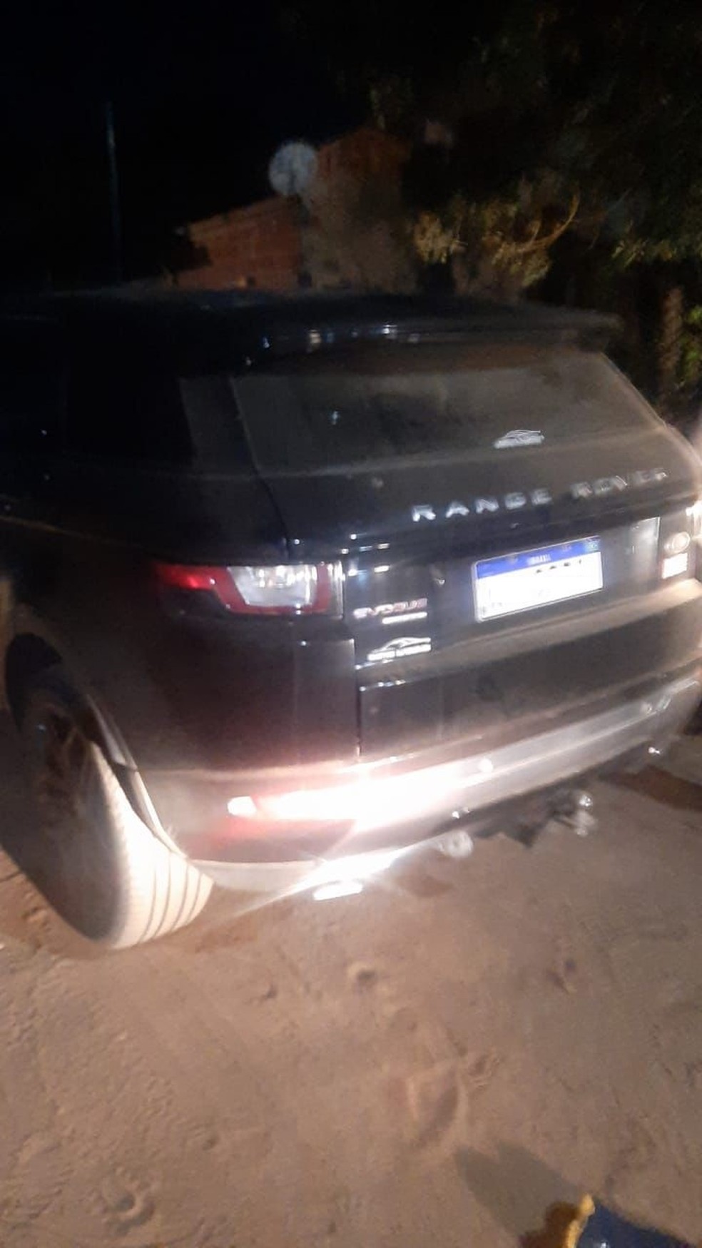 Carro de Leandro Euzébio recuperado pela PM — Foto: Divulgação