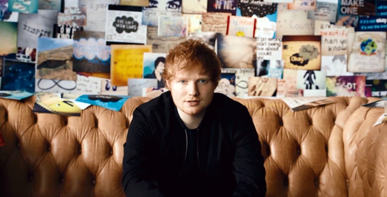 Ed Sheeran no clipe de 'All of the Stars' (Foto: Reprodução / YouTube)
