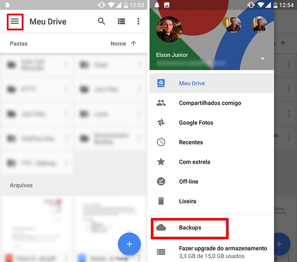 Como gerenciar os backups do celular Android no Google Drive | Dicas e  Tutoriais | TechTudo
