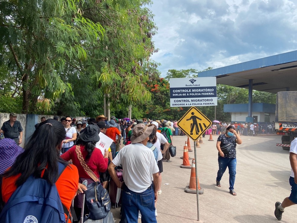 Efetivo da PF foi dobrado.  — Foto: Lucas Lélis/TV Morena