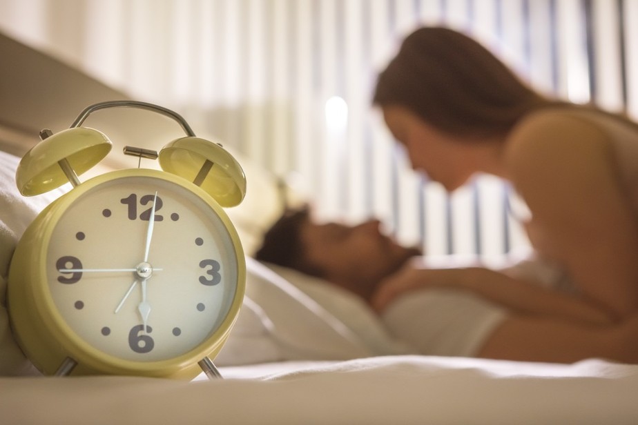Relógio marcando hora do sexo