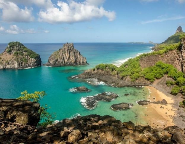 Arquipélago de Fernando de Noronha foi descoberto em 1503 pelo navegador italiano Américo Vespúcio  (Foto: ICMBIO/via BBC News Brasil)