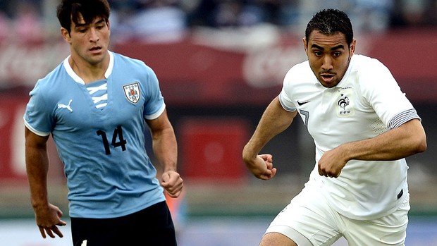 Nicolas Lodeiro jogo Uruguai e França (Foto: AFP)