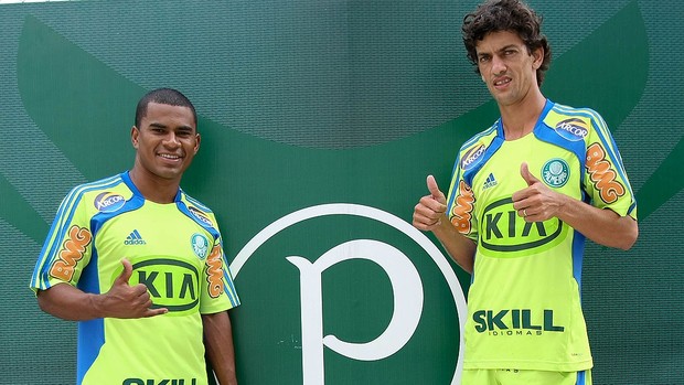 Fernandinho e Mazinho reforços do Palmeiras (Foto: Cesar Greco / Agência Estado)