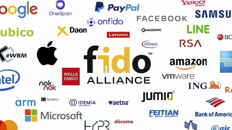 Consórcio entre as maiores empresas de tecnologia do mundo deve permitir login sem precisar de senha — Foto: Reprodução/Fido Alliance