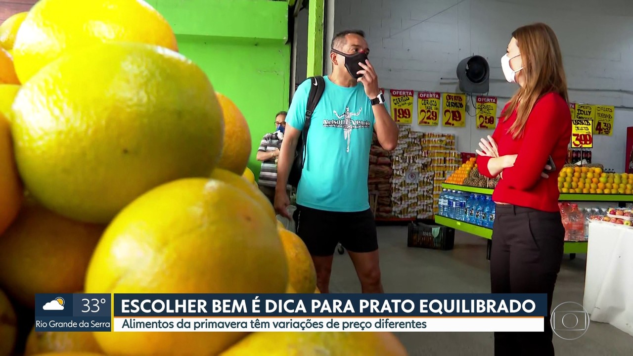 Nem todos os alimentos da época da primavera estão com preços bons na capital
