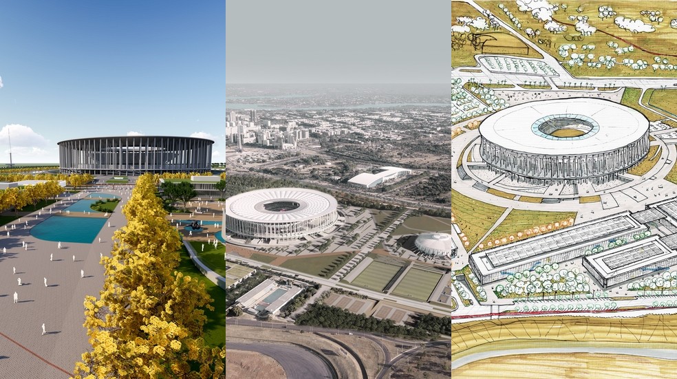 Vote no seu projeto preferido para a área de lazer do Estádio Mané Garrincha, em Brasília