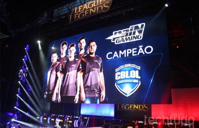 Pain Gaming é bicampeã brasileira de League of Legends (Foto: Felipe Vinha / TechTudo)