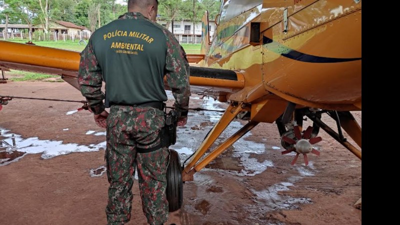 Proprietário rural é autuado em R$ 130 mil por pulverizar agrotóxico em área vizinha 