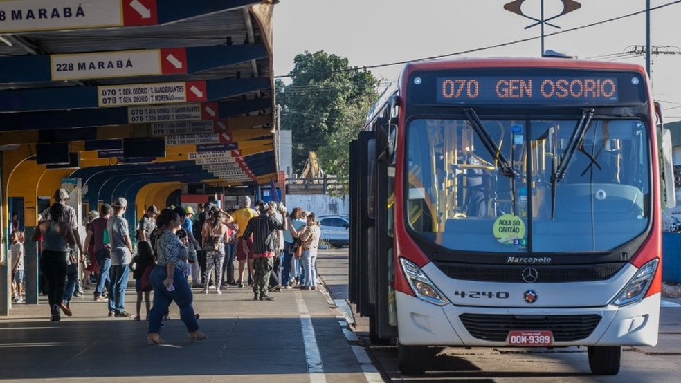 Ônibus em Campo Grande — Foto: Prefeitura de Campo Grande/Divulgação