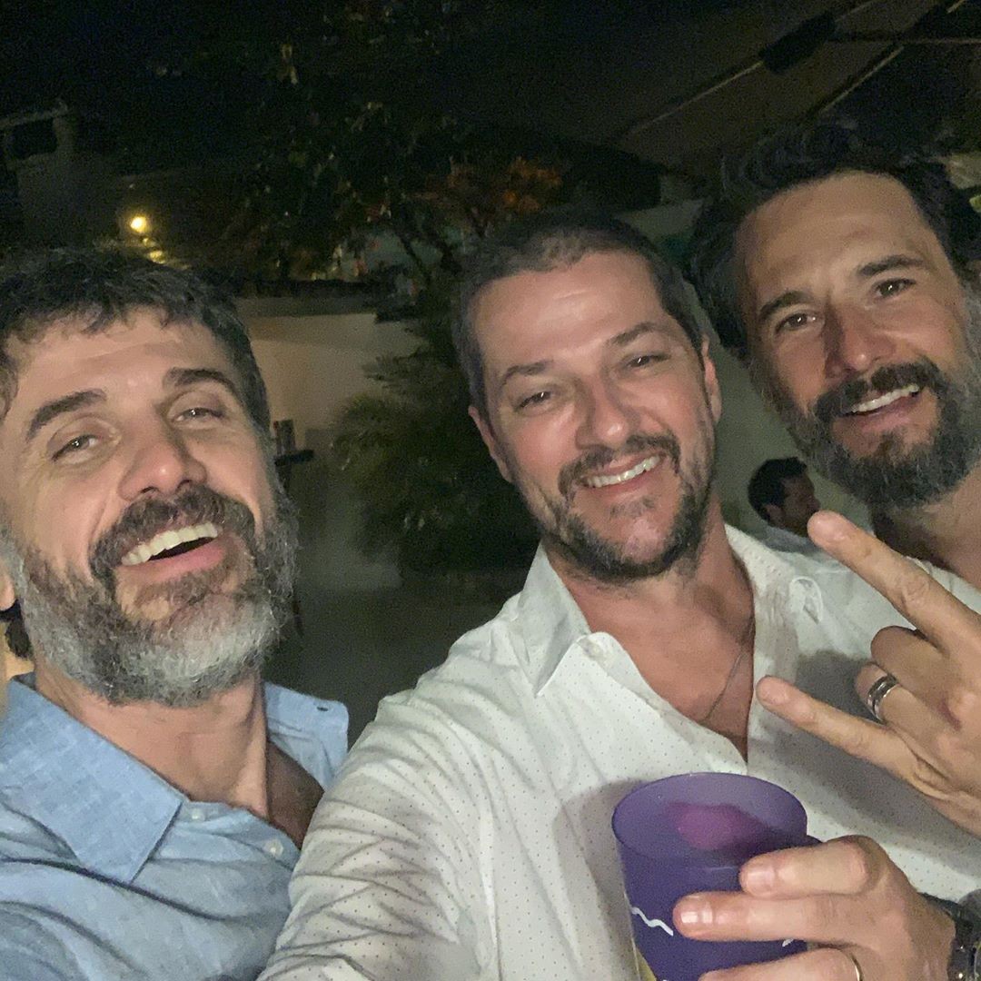 Eriberto Leão, Marcelo Serrado e Rodrigo Santoro (Foto: Reprodução/Instagram)