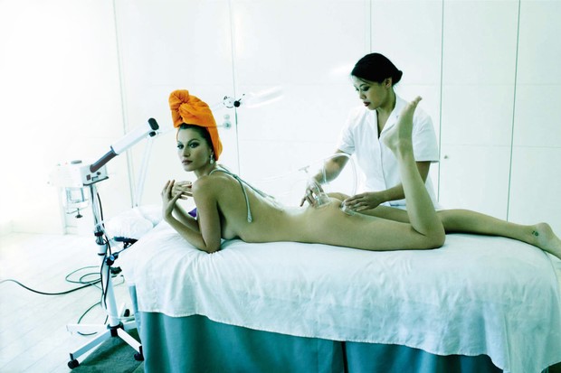 As benesses da lipomodelagem orgânica (Foto: Gisele na Vogue Itália)