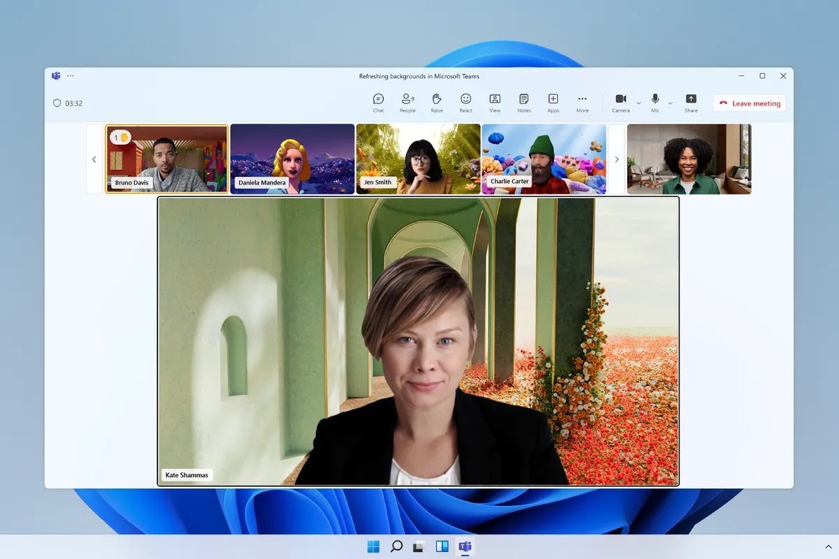 Microsoft Teams will provide animated backgrounds for meetings |  Technology