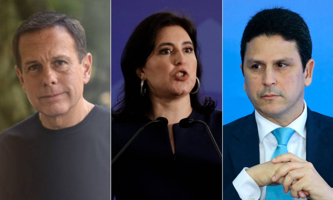 Doria, Tebet e Bruno Araújo: futuro da candidatura do ex-governador de São Paulo será debatido pela executiva nacional do PSDB