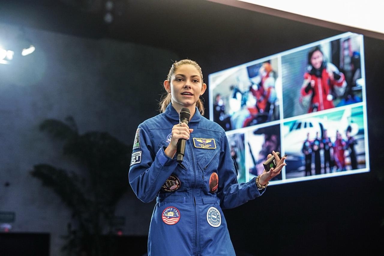 Alyssa Carson, astronauta de 18 anos que é grande aposta para missão em Marte (Foto: Divulgação)