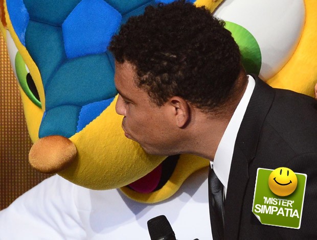 Ronaldo selo Mister simpatia (Foto: AFP)