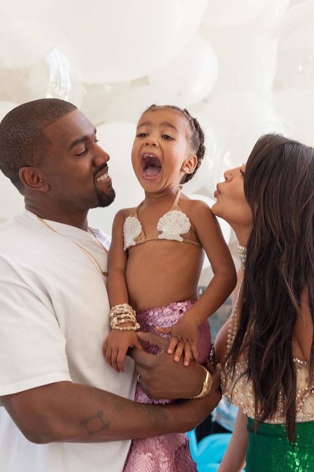 Família Kardashian comemora os sete anos de North West (Foto: Reprodução/Instagram)