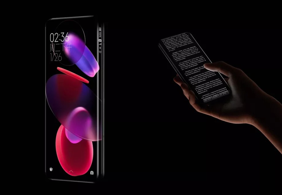 Novo modelo da Xiaomi não tem teclas nem portas de carregamento — Foto: Reprodução/Xiaomi