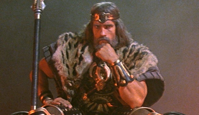 O segundo filme de Conan termina com o viking no posto de rei (Foto: Reprodução)