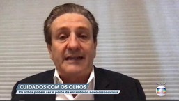 Os olhos podem ser as portas de entrada do coronavírus no nosso corpo