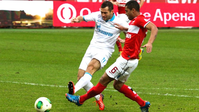 Rafael Carioca jogo Spartak contra Zenit (Foto: Divulgação / Site Oficial) Rafael Carioca jogo Spartak contra Zenit (Foto: Divulgação / Site Oficial)