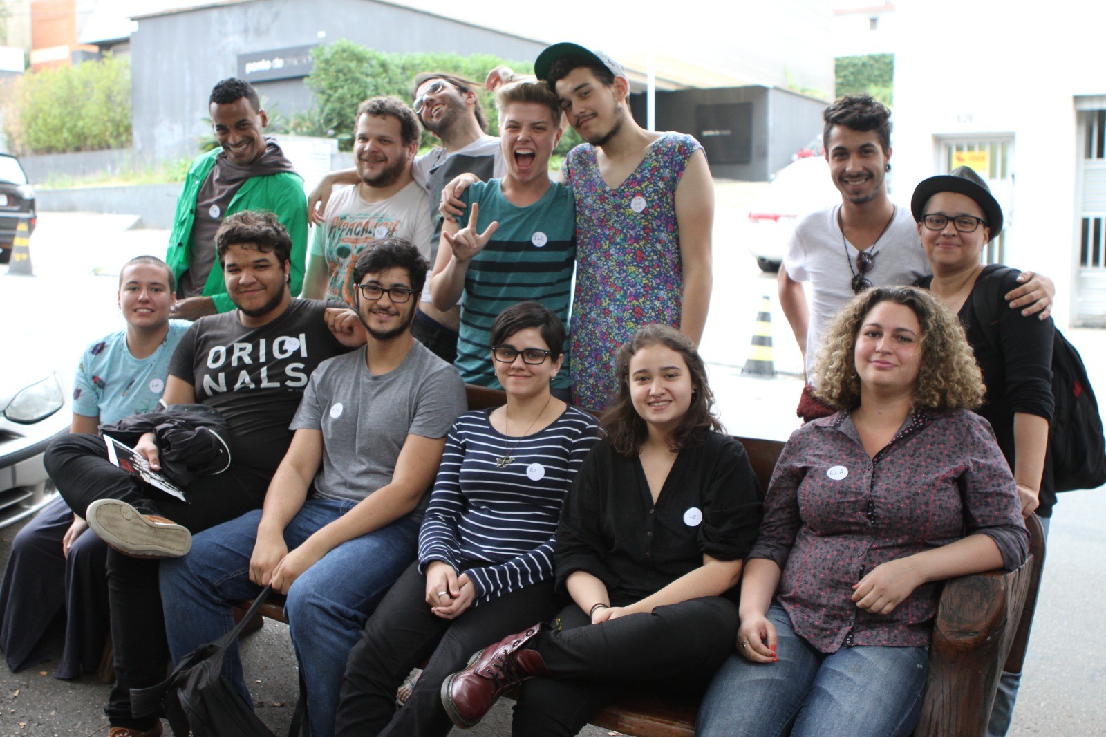 Registro do primeiro Workshop de linguagem neutra no Brasil, promovido pelo instituto [SSEX BBOX], em 2014  (Foto: Arquivo Pessoal)