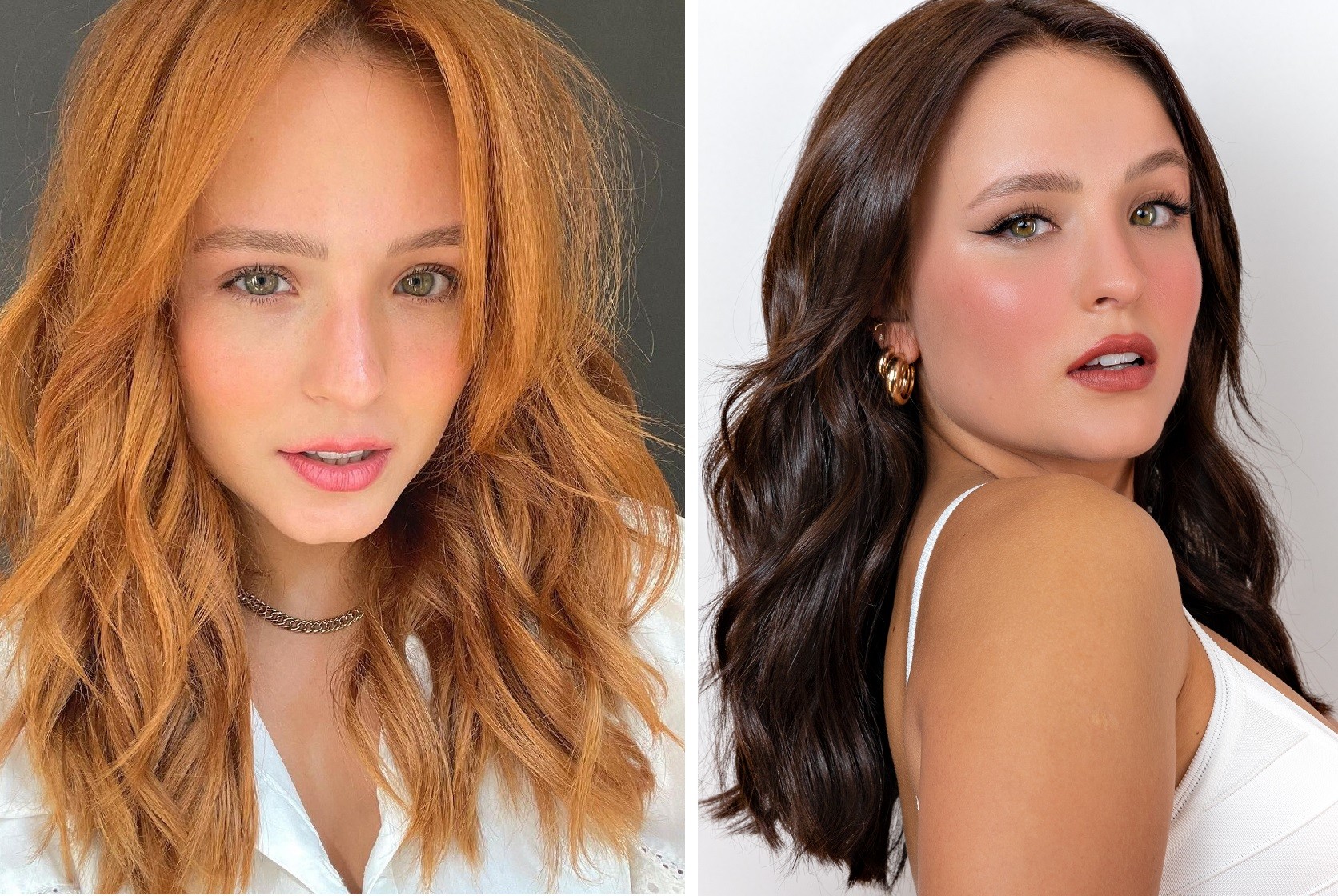 Antes e depois: Larissa Manoela (Foto: Reprodução/Instagram e Luana Chaves)