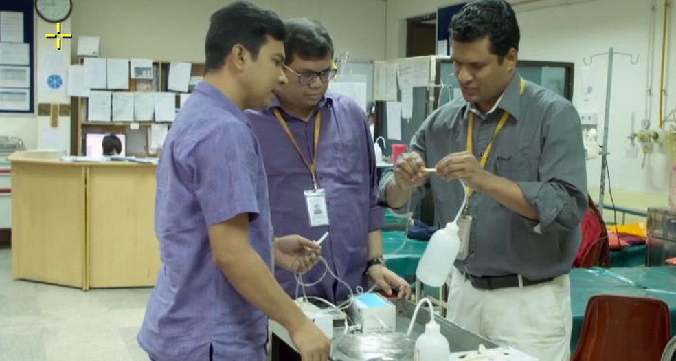 Equipamento desenvolvido custa apenas R$ 4. (Foto: Reprodução/BBC)