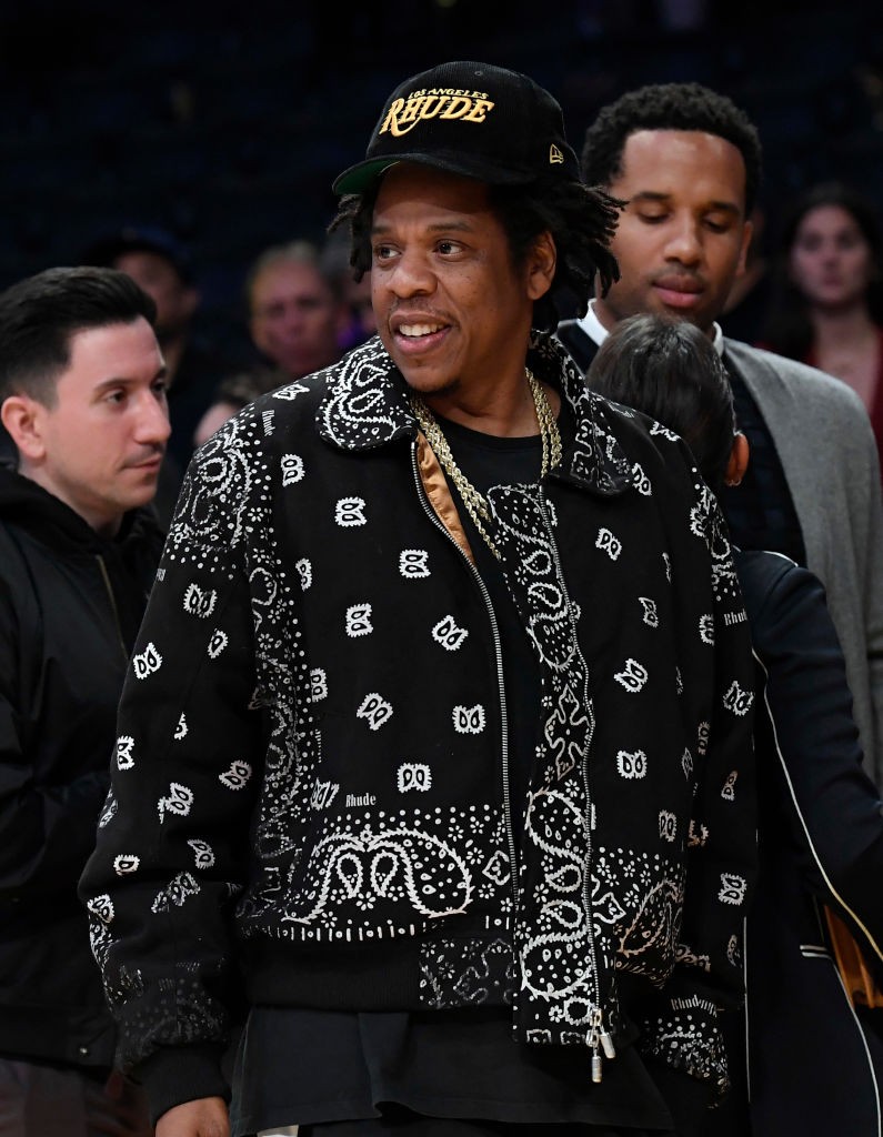 LOS ANGELES, CA - MARCH 06: Jay-Z attends Los Angeles Lakers and Milwaukee Bucks basketball game at Staples Center on March 6, 2020 in Los Angeles, California. (Photo by Kevork S. Djansezian/Getty Images) (Foto: Getty Images)