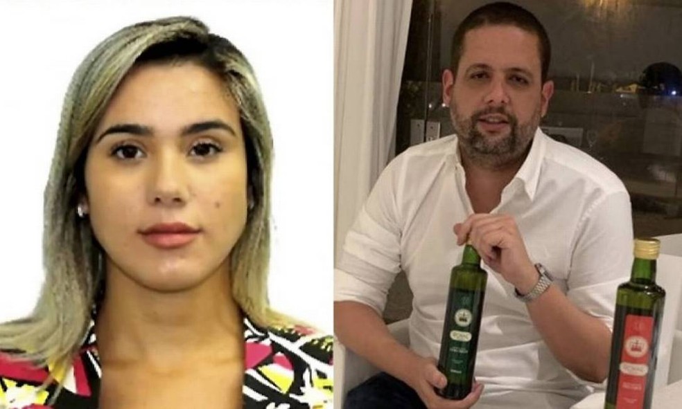 Júlia Lotufo e o empresário Eduardo Vinícius Giraldes Silva — Foto: Divulgação