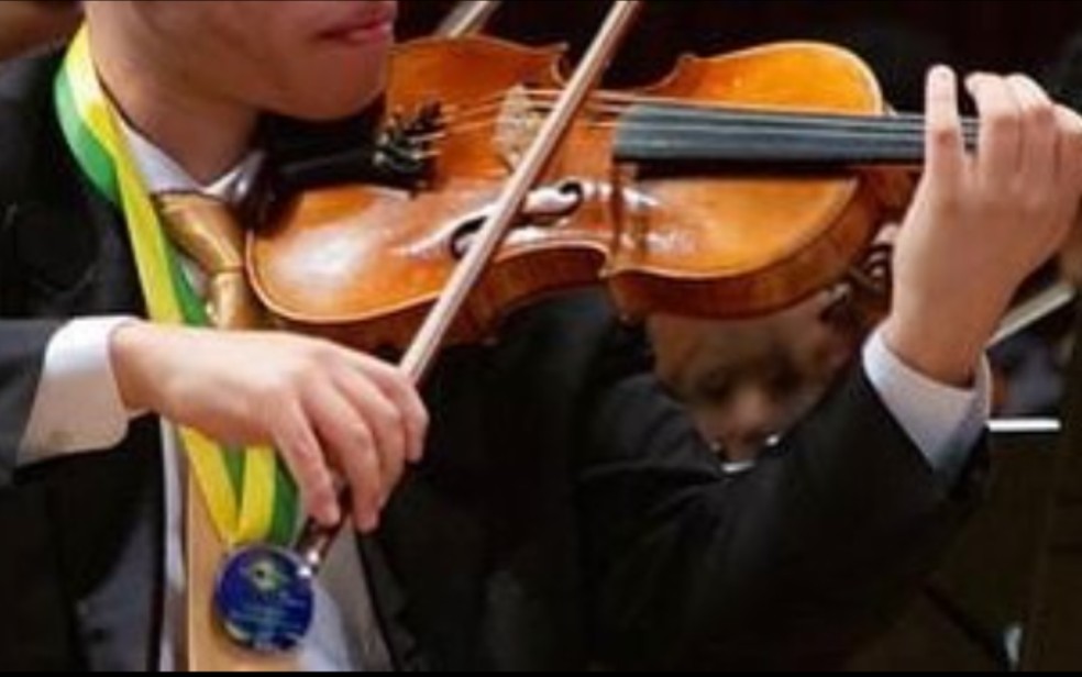 Violino foi roubado em Paripe, bairro de Salvador — Foto: Redes sociais