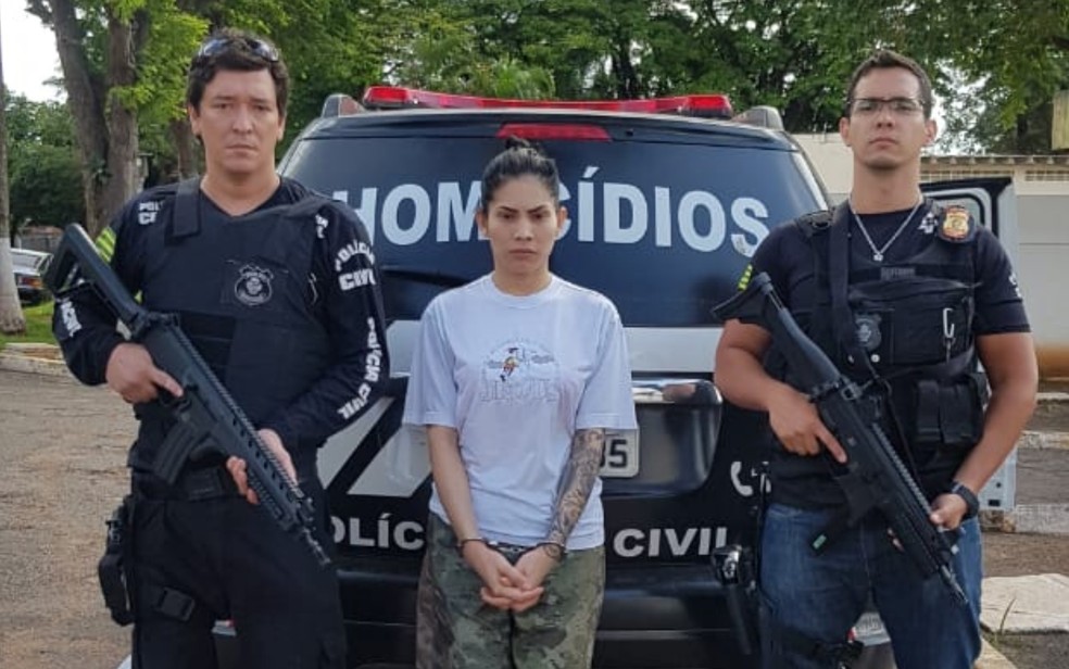 Travesti foi presa em outubro de 2018 — Foto: Divulgação/Polícia Civil