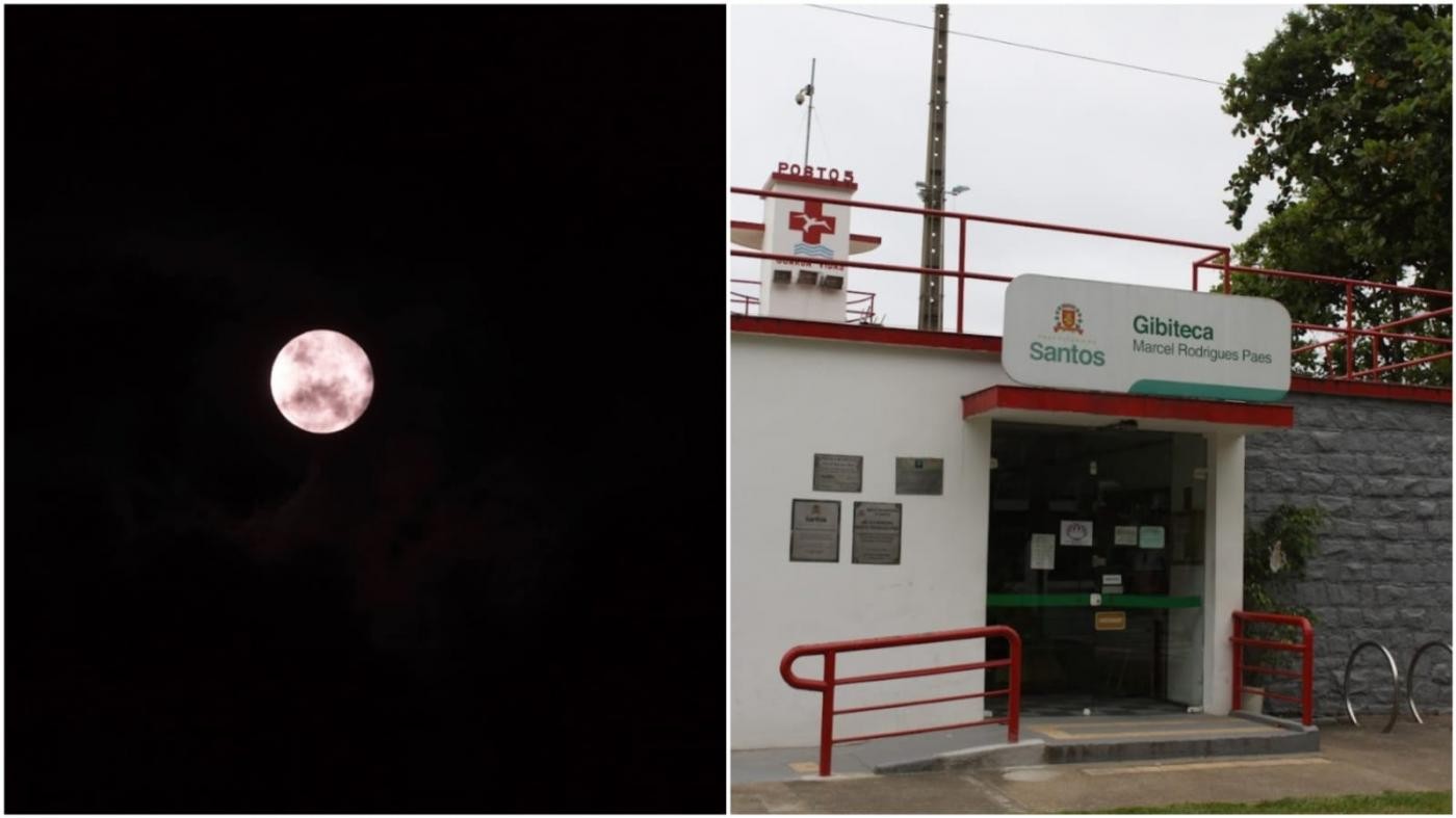 Astrologia e 'universo nerd' são reunidos em evento ‘Super Lua na Gibiteca’, em Santos, SP