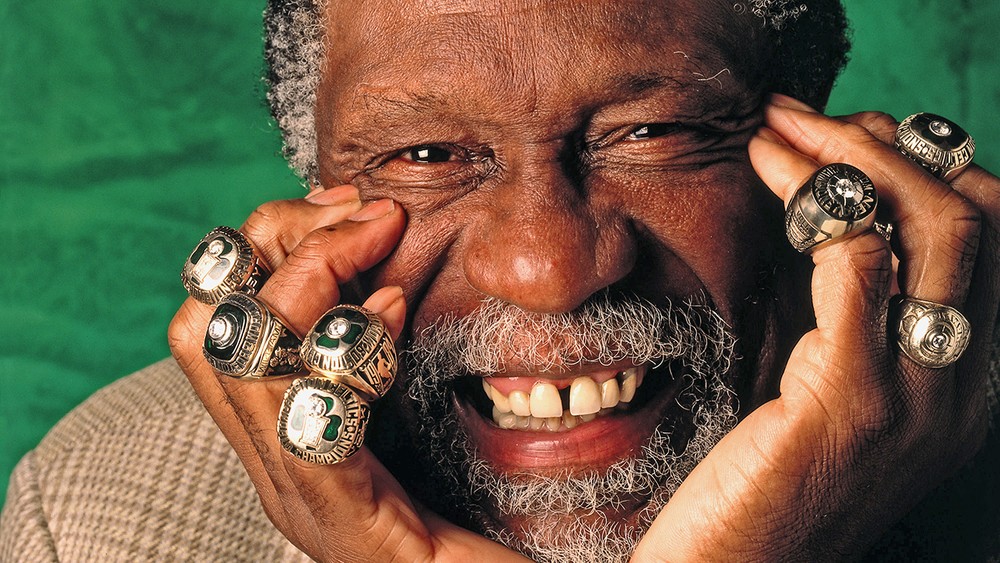 Quantos anéis Bill Russell tem?