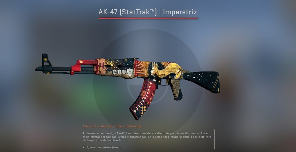 AK-47 (StatTrakTM) | The Empress â Foto: ReproduÃ§Ã£o/Valve