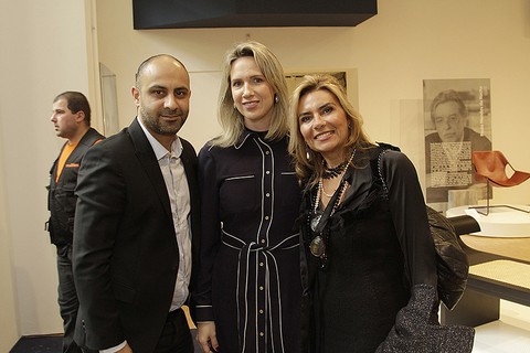 Diane e Amir Shahrouzi e Renata Sherman
