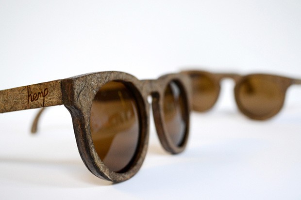 Óculos de sol feito com fibra de maconha (Foto: Divulgação)
